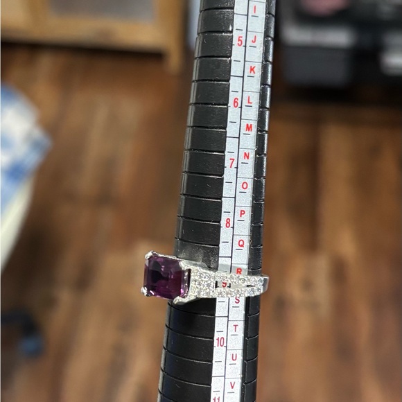 Natural Alexandrite 6.99ct AGI certified Ring Sz 9 in 925 Sterling Silver - Picture 10 of 13